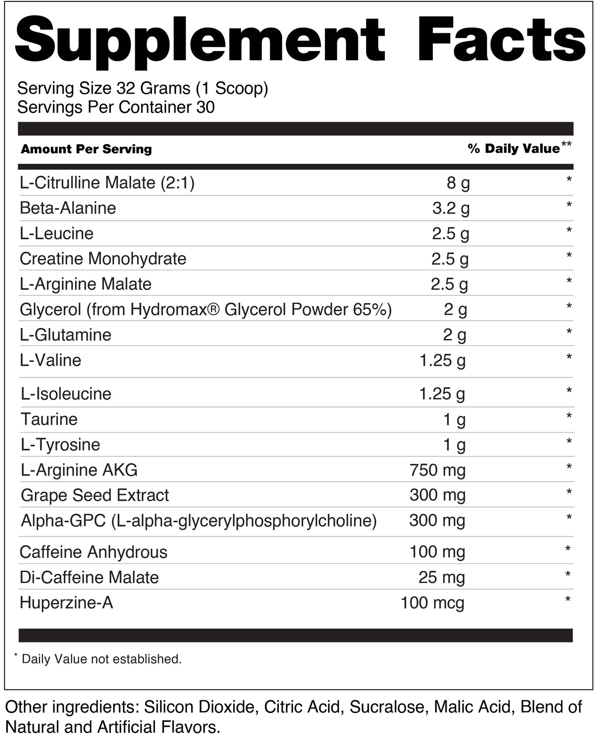 SWOLMAXX Nootropic Pump & Recovery Preworkout